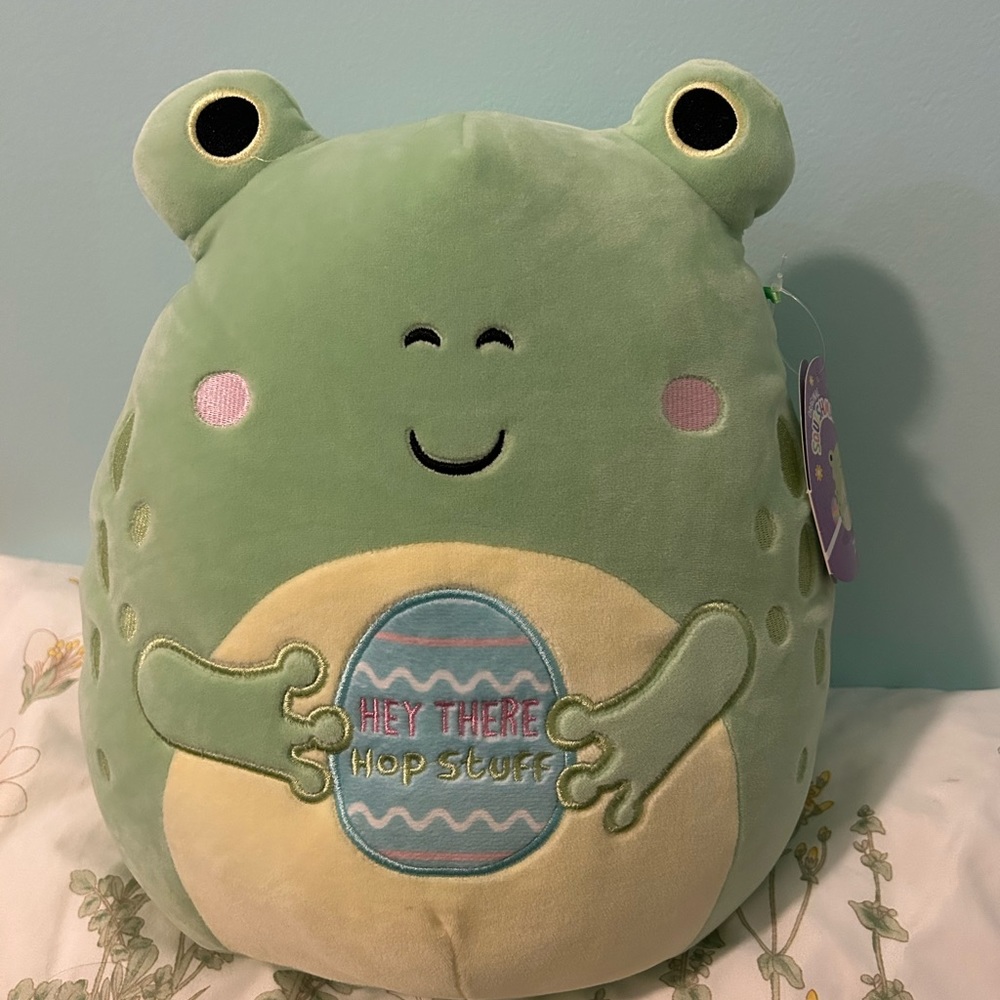 Zhen the Easter Frog Squishmallow NWT